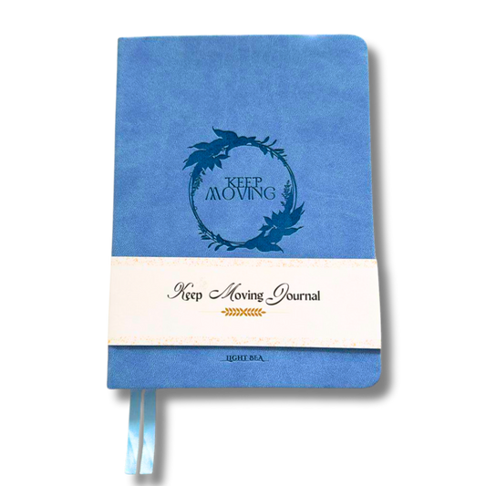 Keep Moving Journal - Royal Blue.